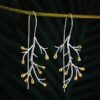 Boucles d'Oreilles Feuilles - Bourgeons de Printemps