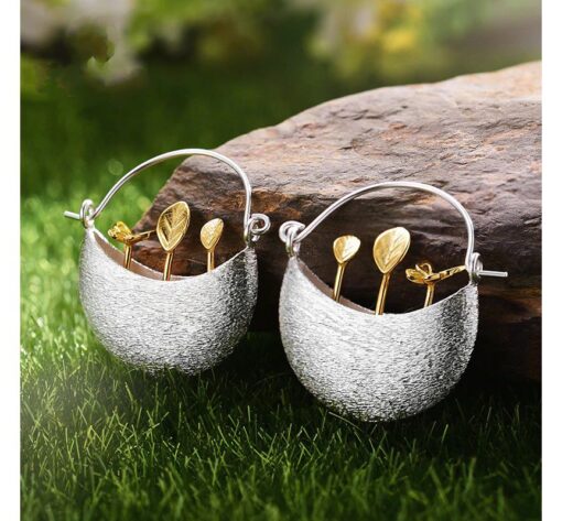 Boucles d'Oreilles jardin Suspendu