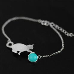 Bracelet Amazonite - Chat qui Joue