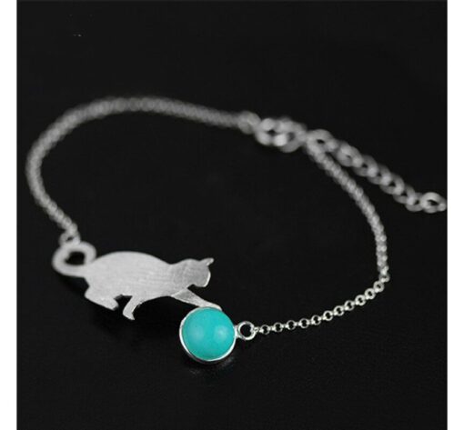 Bracelet Amazonite - Chat qui Joue