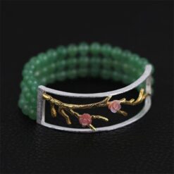 Bracelet Aventurine - Fleur de Cerisier