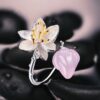 bague quartz Rose chuchotement