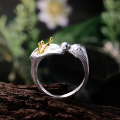 Bague Oiseau - Colibri d'argent 2