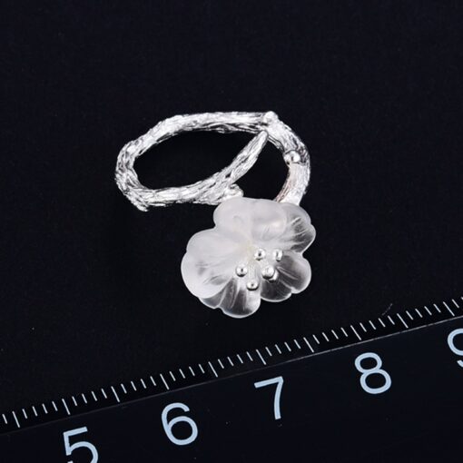 bague fleur sous la pluie (taille)