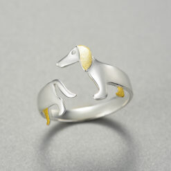 bague chien Argent 2