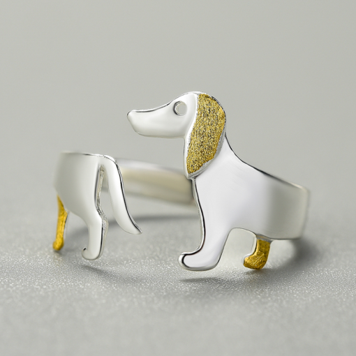 Bague Chien - Argent