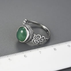 bague vintage - agate (dimensions)