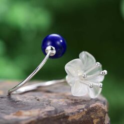 bague argent - petite fleur 2